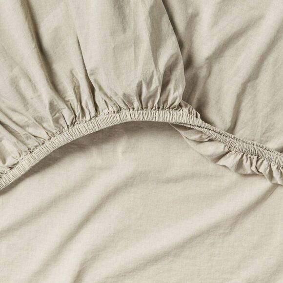 Threshold -  250 Thread Count Organic Cotton Percale  Green - Picture 4 of 4